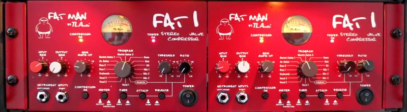2 stk. TL Audio Fatman Fat 1 inkl. rackmount - Signalproessorer