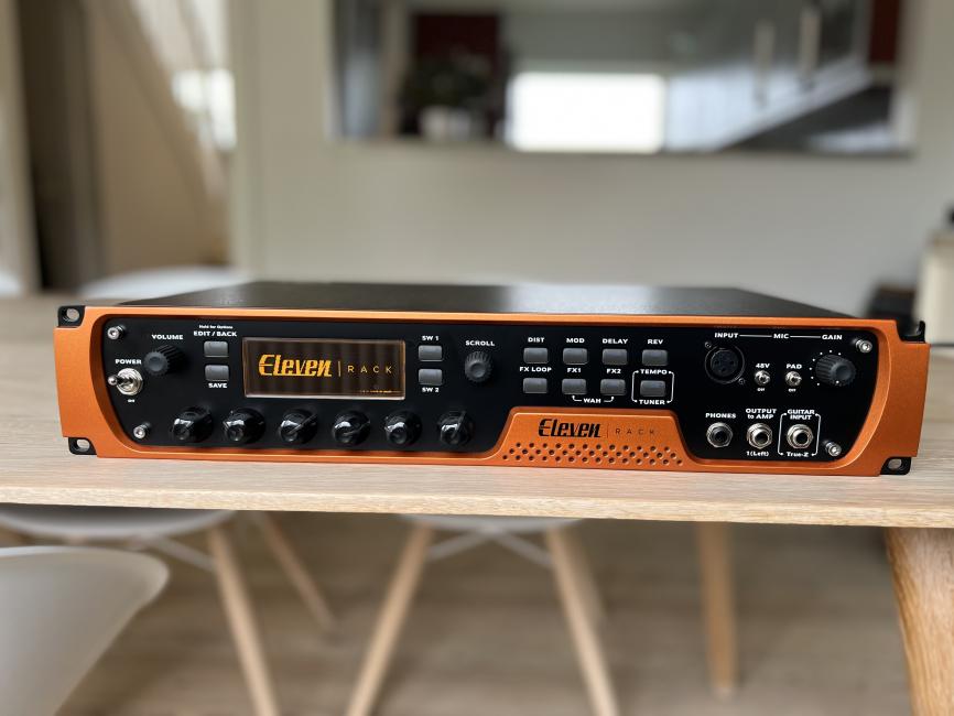 Eleven rack. Guitar multieffekt, preamp og audiointerface Avid Eleven