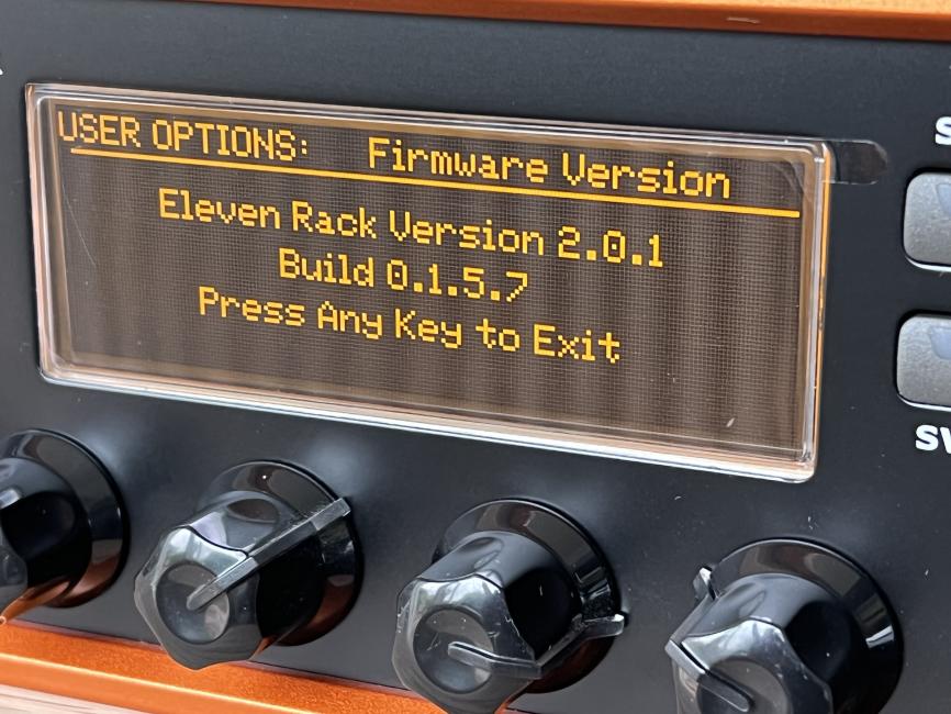 Eleven rack. Guitar multieffekt, preamp og audiointerface Avid Eleven
